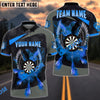 BlueJose Darts Wings Of Flame Personalized Name, Team Name Shirt (4 Colors)