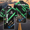 BlueJose Darts Metalic Style Personalized Name, Team Name Shirt (4 Colors)