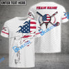 BlueJose Golf Crack Flag Customized Name, Team Name 3D Shirts (3 Colors)