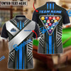 BlueJose Billiards Ball 8 Victory Armor Personalized Name, Team Name Unisex Shirt (6 Colors)