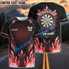 BlueJose Darts Ice Age Personalized Name, Team Name Shirt (4 Colors)