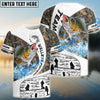 Bluejose Walleye Fishing Camo Forest Scene Custom Name & Team Name 3D Shirts