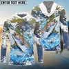 Bluejose Trout Fishing Hooked On Victory Custom Name & Team Name 3D Shirts