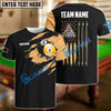 BlueJose Billiards Golden 8 Ball & 9 ball Personalized Shirt