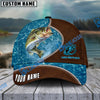 BlueJose Personalized Epic Shudore Fashion Fishing 3D Cap ( Large Mouth Bass, Walleye, Striped Bass, Trout Fish, Catfish, Crappie, Salmon, Pike )
