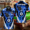 BlueJose Billiards Ball 8 Thunder Space Dragon Personalized Name Shirt (6 Colors)