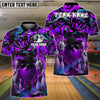 BlueJose Street Bowling Attitude Graffiti Pattern Customized Name, Team Name 3D Shirt (4 Colors)