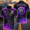 BlueJose Darts Burning Room Personalized Name, Team Name Shirt (4 Colors)