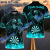 BlueJose Darts Blast Magma Dragon Personalized Name, Team Name Shirt (4 Colors)