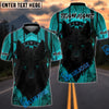 BlueJose Darts Wolf Dark Jungle Personalized Name, Team Name Shirt (4 Colors)