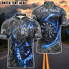 BlueJose Darts Flame King Skull Personalized Name, Team Name Shirt (4 Colors)