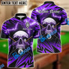 BlueJose Billiards Ball 8 Deadly Thunder Skull Personalized Name Shirt (6 Colors)