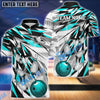 BlueJose Bowling And Pins Diamonds Dart Personalized Name, Team Name Unisex Shirt
