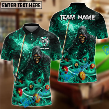 BlueJose Billiards Lord Of Hell Personalized Name, Team Name Unisex Shirt (4 Colors)