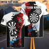 BlueJose Darts On Your Mark Personalized Name, Team Name Shirt (4 Colors)