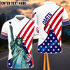 BlueJose Dart USA Flag Personalized Name Shirt