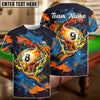 BlueJose Billiard Ball 8 & 9 Graffiti Street Style Personalized Name, Team Name Unisex Shirt