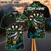BlueJose Darts King Crocodile Multicolor Options Personalized Name Shirt (6 Colors)