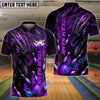 BlueJose Bowling And Pins Inferno Dragon Crimson Strike Customized Name, Team Name 3D Shirt (4 Colors)