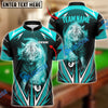 BlueJose Billiards Ball 8 Thunder White Tiger Personalized Name, Team Name Shirt (4 Colors)