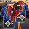 BlueJose Darts Board Claws Of Devil Personalized Name, Team Name Shirt (4 Colors)