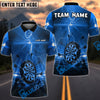 BlueJose Darts Lightning Glow Storm Personalized Name, Team Name Unisex Shirt (4 Colors)