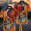 BlueJose Darts Volcanic Lava Personalized Name, Team Name Shirt (6 Colors)