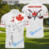 BlueJose Golf Crack Flag Customized Name, Team Name 3D Shirts (3 Colors)