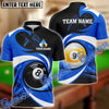 BlueJose Billiards 8 Ball & 9 Ball Stormeye Personalized Name, Team Name Unisex Shirt (6 Colors)