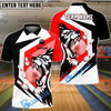 BlueJose Bowling And Pins Tiger Bowl Customized Name 3D Shirt (4 Colors)