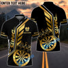 BlueJose Darts King's Crown Design Customized Name, Team Name 3D Shirt (4 Colors)