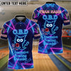 BlueJose Bowling O.B.D - Obsessive Bowling Disorder Customized Name, Team Name 3D Shirt