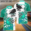 BlueJoses Personalized Name Monster Ball and Pins Multicolor 3D Shirt