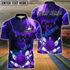BlueJose Bowling And Pins Angry Gorilla Lightning Customized Name, Team Name 3D Shirt (4 Colors)