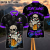 BlueJose Darts Skull Beer Mug That’s Why I’m Here Customized Name, Team Name 3D Shirt (4 Colors)