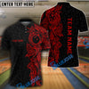 BlueJose Maori Bowling Premium Multicolor Customized Name 3D Shirt (6 Colors)