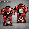 BlueJose Billiards 8 Ball & 9 Ball Metal In My Veins Personalized Name, Team Name Shirt (4 Colors)