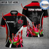 BlueJose Bowling And Pins Galaxy Sport Customized Name 3D Shirt (4 Colors)