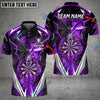 BlueJose Darts Thunder Space Dragon Personalized Name, Team Name Shirt (4 Colors)