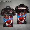 BlueJose Bowling And Pins Fire Ball Star Pattern Customized Name 3D Shirt (4 Colors)