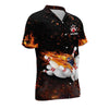 BlueJose Flame Bowling Gutter Gang Personalized Name Hawaiian Shirt