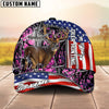 BlueJose Deer Hunting American Under God Personalized Cap (9 Colors)