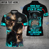 BlueJose Darts Smoke Skull Personalized Name Shirt