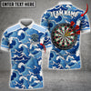 BlueJose Darts Tsunami Personalized Name, Team Name Shirt (4 Colors)