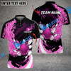 BlueJose Bowling And Pins Breath Of Fire 2.0 Customized Name 3D Shirt ( 3 Colors)