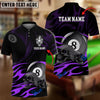 BlueJose Billiards Ball 8 Skulls Personalized Name, Team Name Unisex Shirt (6 Colors)