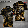 BlueJose Billiards Ball 8 Skull Thunder Fire Personalized Name, Team Name Unisex Shirt (6 Colors)