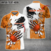 BlueJose Personalized Name, Team Name Monster Ball and Pins Bowling Shirt (5 Colors)