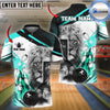 BlueJose Bowling And Pins Lion God Praying Customized Name 3D Shirt (6 Colors)
