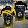 BlueJose Dart Board Eagle Personalized Name, Team Name Shirt (4 Colors)